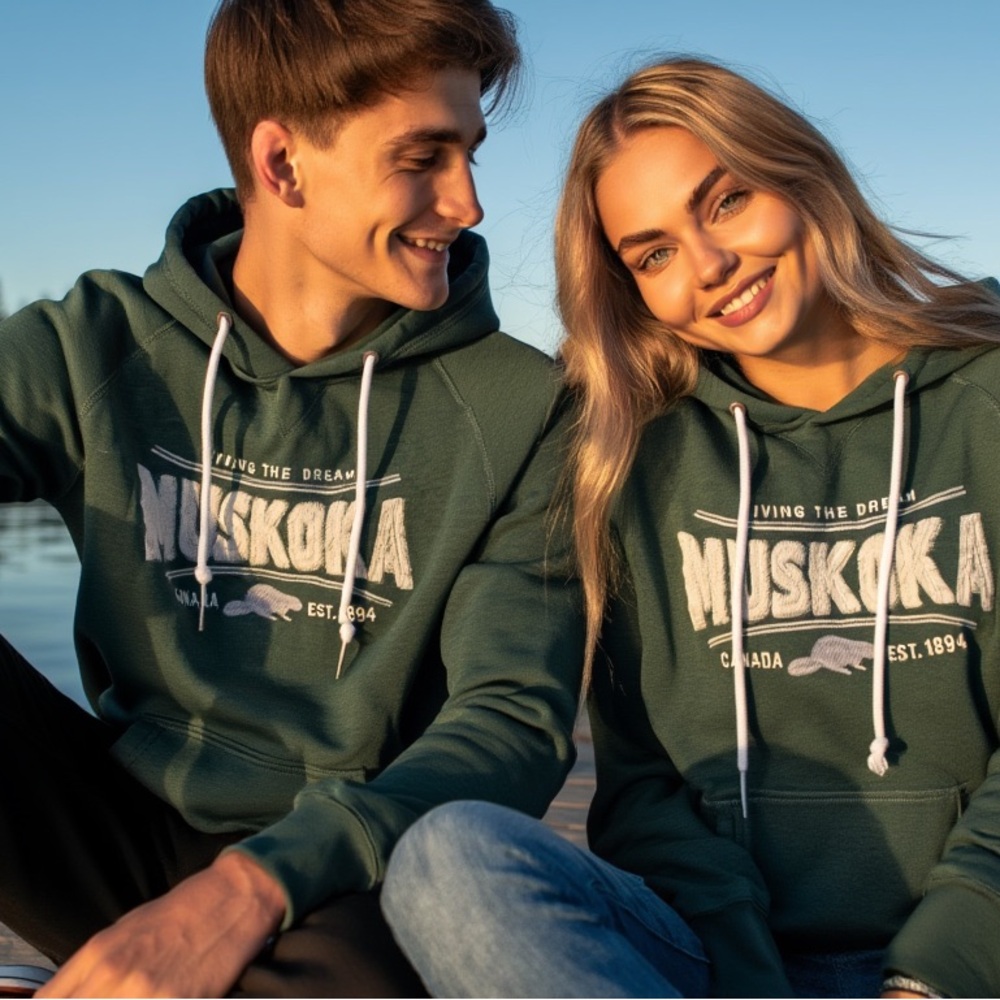 🌻5/$30🌻 🧸KIDS | Campus Crew Vintage “Living the Dream” MUSKOKA Hoodie
